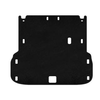 Premium Textil Kofferraummatte für 2. Reihe, Schwarz