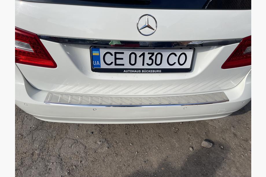 Mercedes E-class W211 2002-2009 Heckstoßstangenschutz Carmos (SW, Edelstahl) Foto 3
