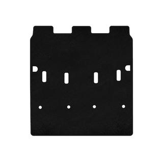 Premium Kofferraummatte Textil (7-Sitzer/Langer Radstand, Schwarz) Peugeot Partner/Rifter 2019-