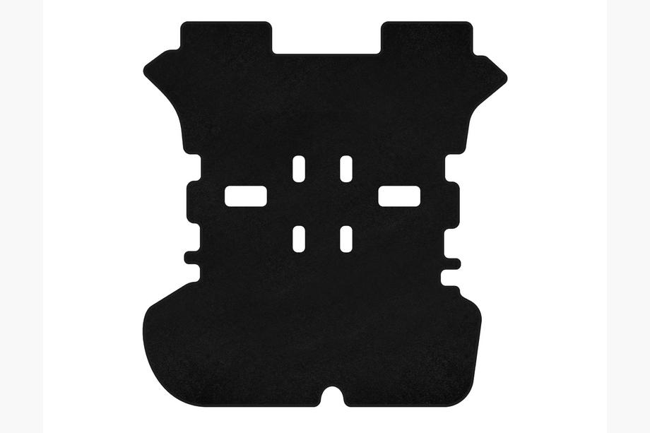 Toyota Previa 2000-2006 Premium Kofferraummatte Textil (Schwarz) Image