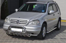 Mercedes ML W163 1997-2005 Frontbügel (Edelstahl) Foto 5