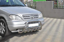 Mercedes ML W163 1997-2005 Frontbügel (Edelstahl) Foto 4