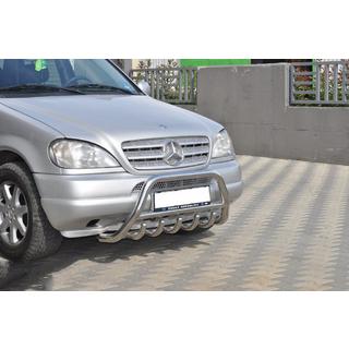 Frontbügel (Edelstahl) Mercedes ML W163 1997-2005 Foto 4
