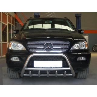 Frontbügel (Edelstahl) Mercedes ML W163 1997-2005 Foto 3
