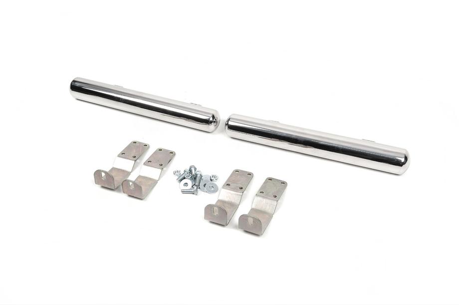 Mercedes Sprinter W901/902/903/904/905 1995–2006 Seitliche Rohre hinter dem Hinterrad (2 Stk, Edelstahl) Kurzer Radstand Foto 2