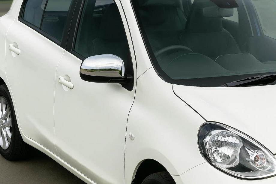 Nissan Micra K13 2011-2016 Spiegelabdeckungen (2 Stk., Edelstahl) Image