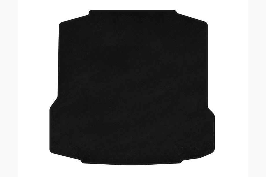Skoda Rapid 2012-2019 Textile Kofferraummatte Premium (Liftback, Schwarz) Image