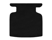 Toyota Avensis 2003-2009 Kofferraummatte Textil Premium (SD, Schwarz) Foto 1