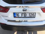 Nissan Qashqai 2014-2021 Chromleiste über dem Kennzeichen (Edelstahl) Carmos - Türkischer Edelstahl Foto 6