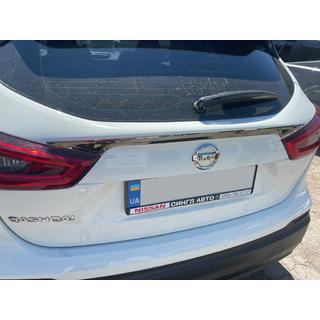 Chromleiste über dem Kennzeichen (Edelstahl) Nissan Qashqai 2014-2021 Foto 2