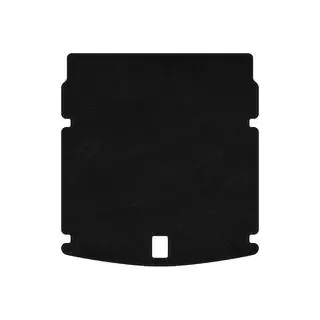 Kofferraummatte Textil Premium V-2 (Coupe, Schwarz)