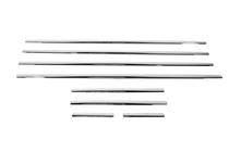 Volkswagen Touran 2003-2010 Fensterzierleisten Edelstahl außen (8 Stk) Carmos - Türkischer Edelstahl Foto 2