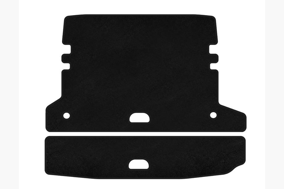BMW 3 Series F30/F31 2012-2019 Premium V-2 Kofferraummatte Textil (für F-31, Schwarz) Foto 1