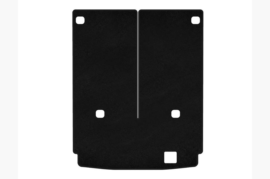 Mercedes GL class X164 2006-2012 Premium Kofferraummatte Textil (7-Sitzer mit umgeklappter 3. Reihe, Schwarz) Image