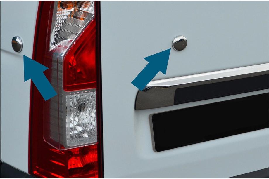 Renault Master 2011-2023 Abdeckkappen (4 Stk, Edelstahl) Image