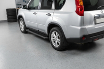 Nissan X-trail T31 2007-2014 Seitenschweller Allmond Black (2 Stk., Alu) Foto 1