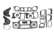 Opel Movano 2010-2021 Armaturenbrett Abdeckungen (großes Set) Holz Foto 3