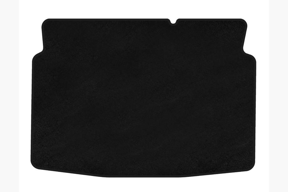 Peugeot 207 2006–2014 Textile Kofferraummatte Classic (HB, 5-türig, Schwarz) Image