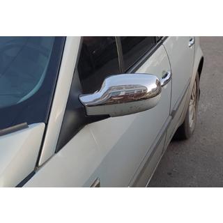 Spiegelabdeckungen (2 Stk, Edelstahl) Renault Megane II 2004-2009 Foto 1