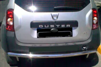 Renault Duster 2008–2017 Heckbügel gerade (Edelstahl) Foto 6