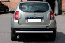 Renault Duster 2008–2017 Heckbügel gerade (Edelstahl) Foto 1