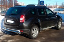 Dacia Duster 2008-2018 Heckbügel gerade (Edelstahl) Foto 2
