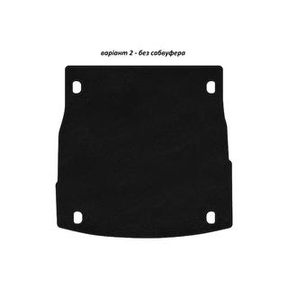 Kofferraummatte Textil Classic V-2 (ohne Subwoofer, Schwarz) Alfa Romeo Stelvio 2016-