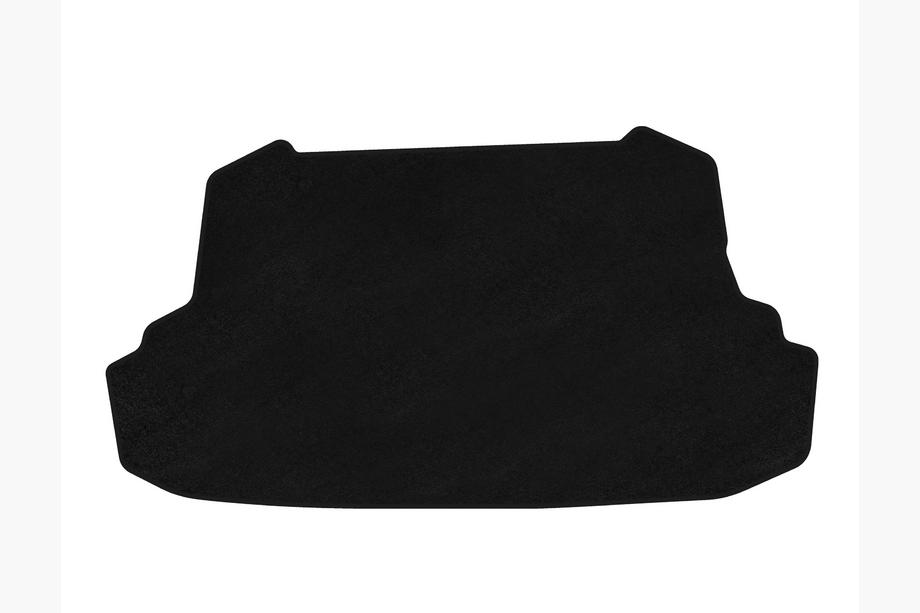 BYD F3 2013-2015 Kofferraummatte Textil Classic (mit Aussparung für Gasflasche, SD, Schwarz) Foto 1