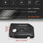 Volkswagen Golf 6 2008-2014 Motorabdeckung (für GTI HB 2010-2013, Carbon) Foto 5