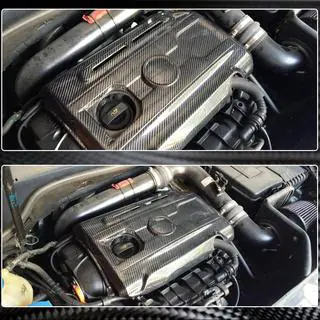 Motorabdeckung (für GTI HB 2010-2013, Carbon) Foto 3