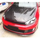 Volkswagen Golf 6 2008-2014 Frontlippe V1 für Stoßstange (für GTI HB 2010-2013, Carbon) Foto 2