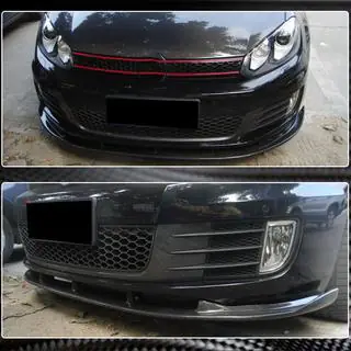 Frontlippe V2 für GTI HB 2010-2013 Carbon Foto 4