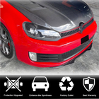 Volkswagen Golf 6 2008-2014 Frontlippe V4 für GTI HB 2010-2013 Carbon Foto 2