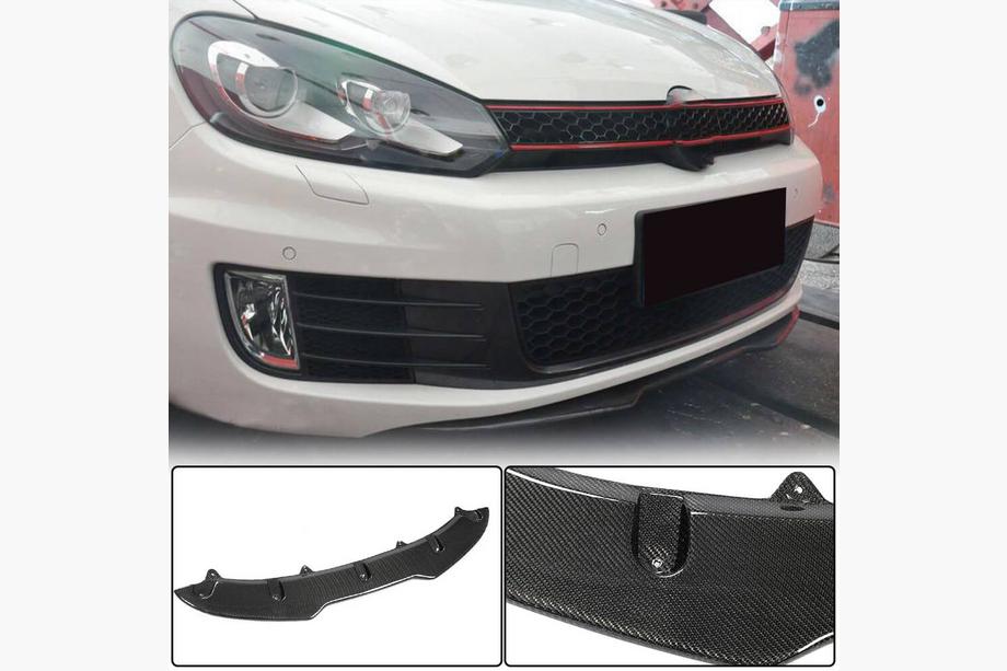 Volkswagen Golf 6 2008-2014 Frontlippe V4 für GTI HB 2010-2013 Carbon Image