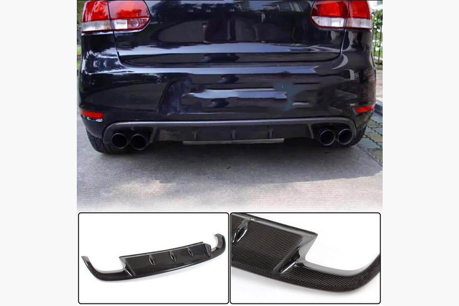 Volkswagen Golf 6 2008-2014 Heckdiffusor V1 für GTI HB 2010-2013 Carbon Image