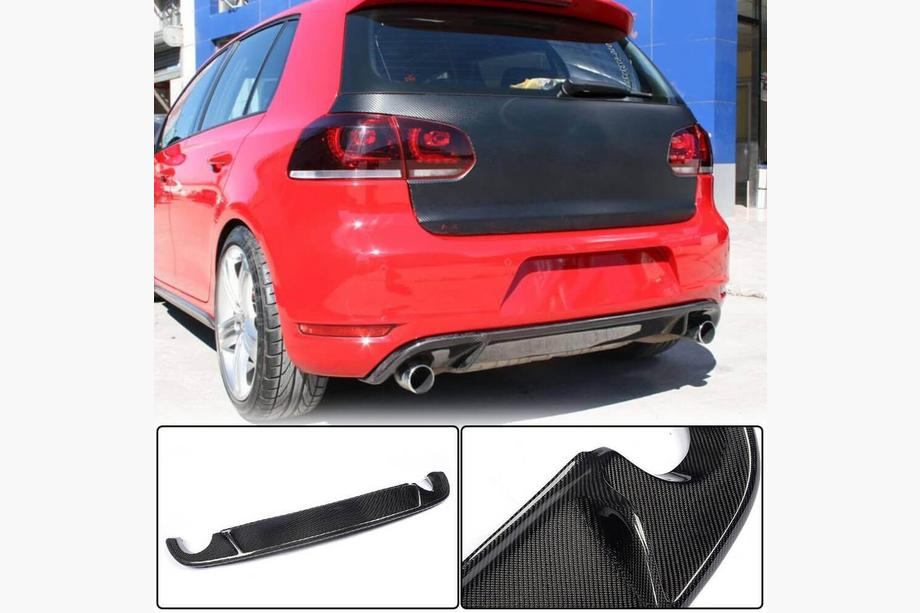 Volkswagen Golf 6 2008-2014 Heckdiffusor V2 für GTI HB 2010-2013, Carbon Image