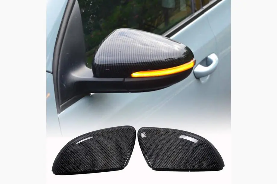 Volkswagen Golf 6 2008-2014 Spiegelkappen V1 (für HB 2010-2013, Carbon) Image