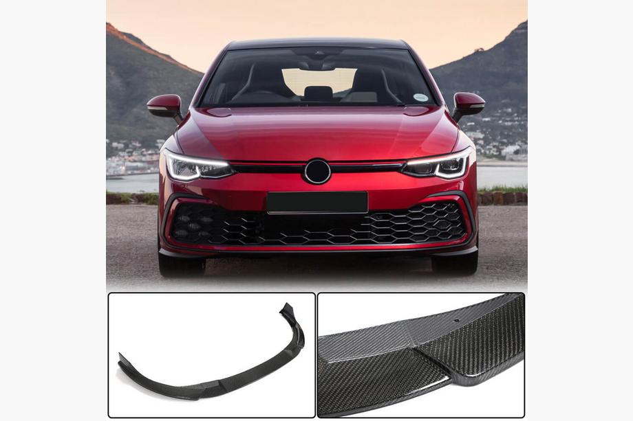 Volkswagen Golf 8 2019- Frontstoßstange Lippe Aufsatz (für GTI HB, Carbon) Image