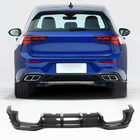 Volkswagen Golf 8 2019- Heckdiffusor Stoßstange (für R HB, Trockencarbon) Foto 1