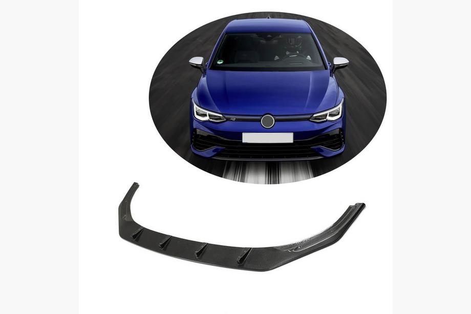 Volkswagen Golf 8 2019- Frontstoßstange Lippe Aufsatz (für R HB 2019-2024, Carbon) Image