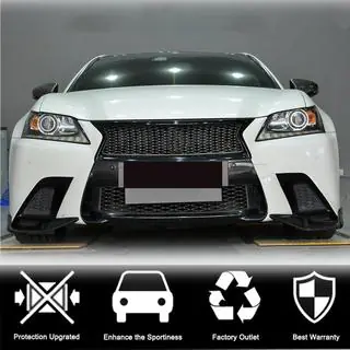 Carbon Frontstoßstangen Abdeckungen (für F-Sport 2011-2015) Lexus GS 2011-2020 Foto 3