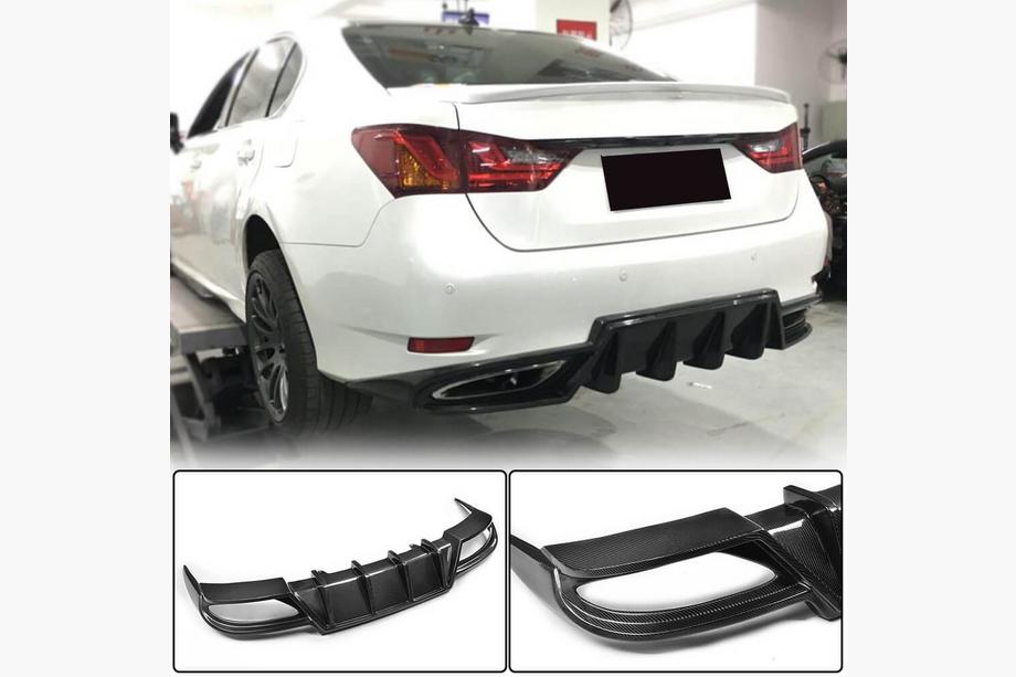Lexus GS 2011-2020 Heckdiffusor Stoßstange (für F-Sport 2011-2015, Carbon) Image
