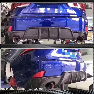 Heckdiffusor V1 für Base/F-Sport 2013-2016, Carbon Foto 3