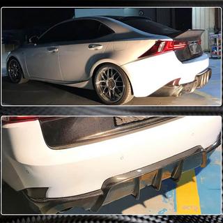 Heckdiffusor V1 für Base/F-Sport 2013-2016, Carbon Lexus IS 2013- Foto 4