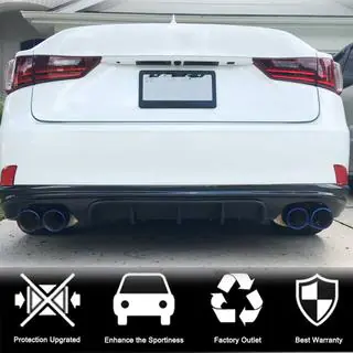 Heckdiffusor V2 für Base/F-Sport 2013-2016, Carbon Foto 2