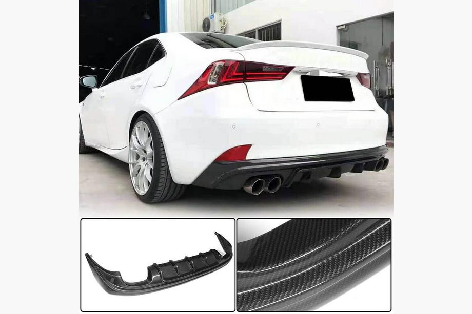 Lexus IS 2013- Heckdiffusor V2 für Base/F-Sport 2013-2016, Carbon Image