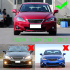 Lexus IS 2005-2013 Frontstoßstangenlippe Aufsatz (für Base 2011-2013, Carbon) Foto 6
