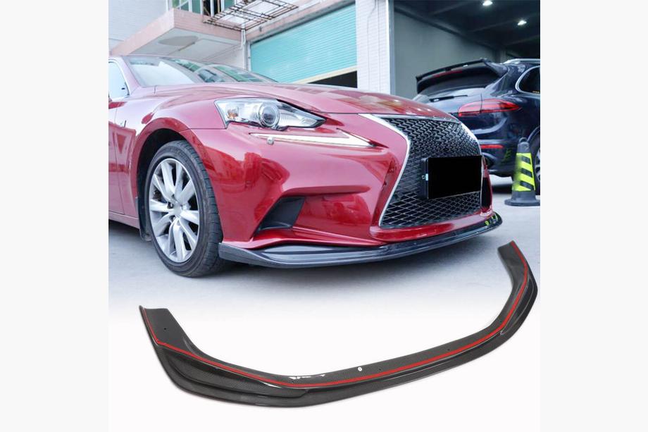 Lexus IS 2013- Frontstoßstangenlippe Aufsatz (für F-Sport 2013-2016, Carbon) Foto 1