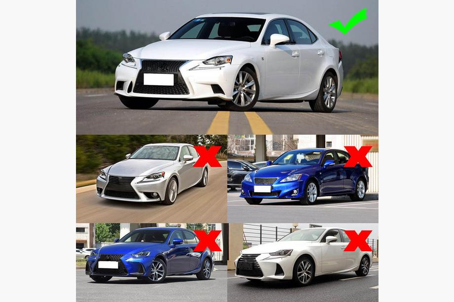 Lexus IS 2013- Frontstoßstangenlippe Aufsatz (für F-Sport 2013-2016, Carbon) Foto 5