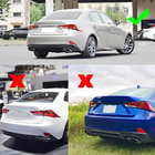 Lexus IS 2013- Heckdiffusor für Stoßstange (Base/F-Sport 2016-2020, Carbon) Foto 9